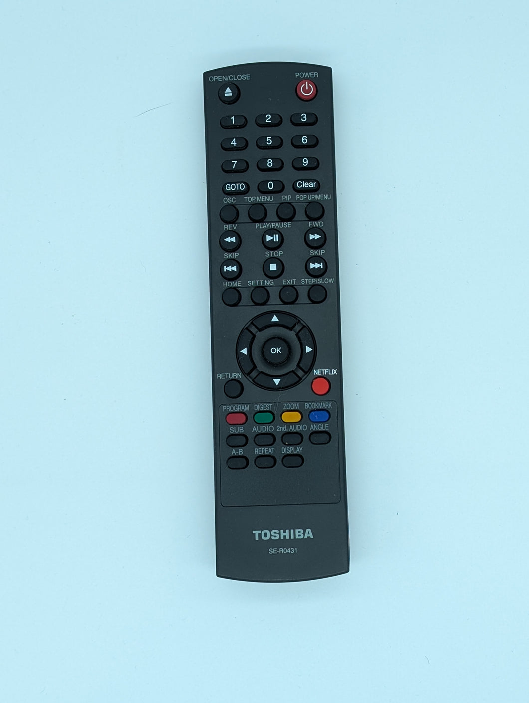 SE-R0431 TOSHIBA TV REMOTE - USED
