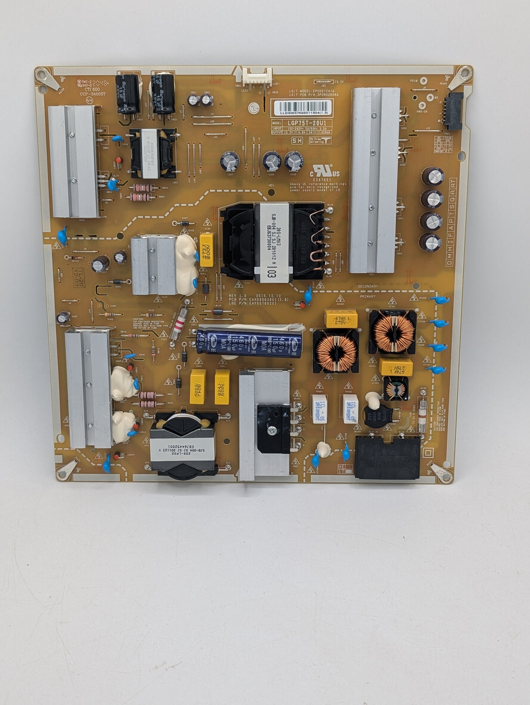 EAY65769201 POWER BOARD FOR LG TV (75NANO80UNA AND MORE)