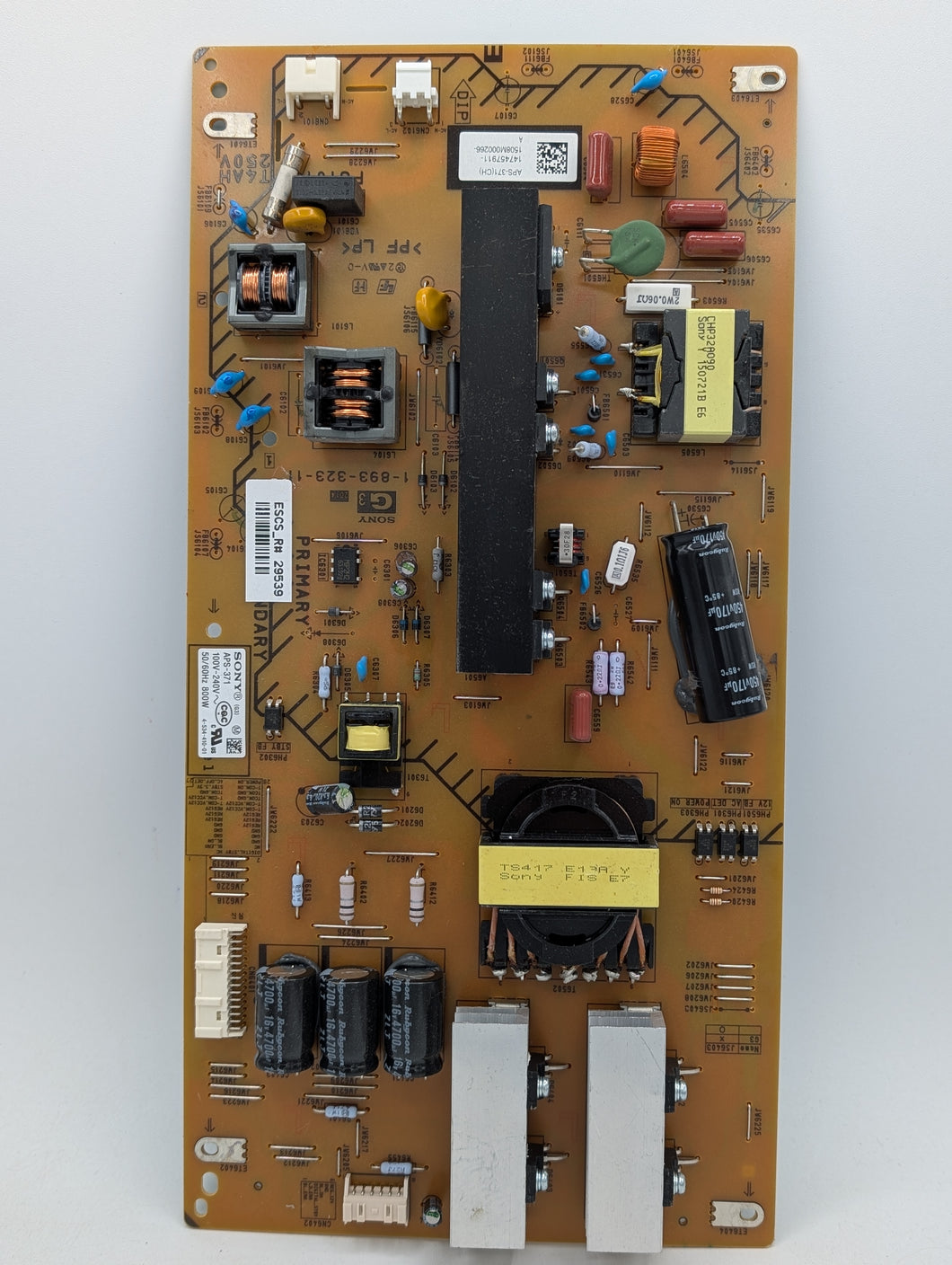 1-474-579-11 G3 POWER BOARD FOR SONY TV (XBR-65X950B AND MORE)