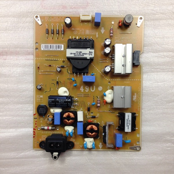 EAY64511101 POWER BOARD FOR AN LG TV (49UJ6300-UA BUS4LOR MORE)