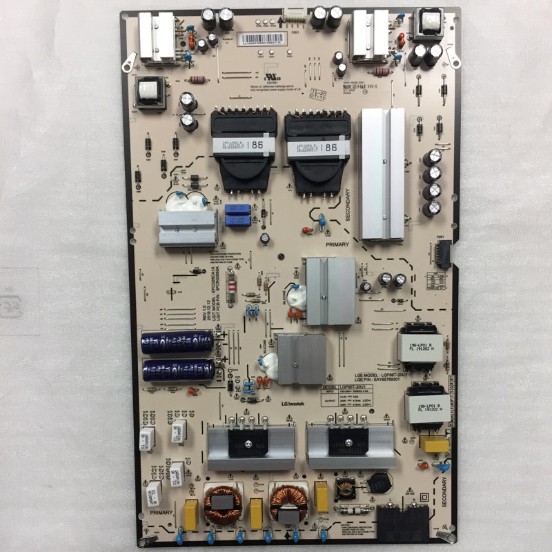 EAY65769301 POWER BOARD FOR AN LG TV(86UN8570AUD)