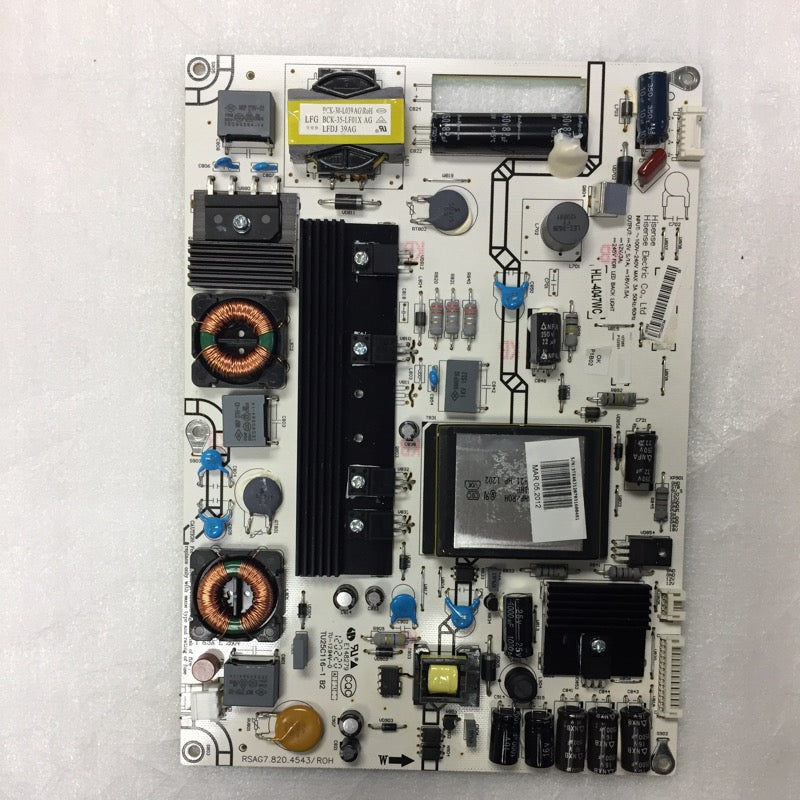 157053 POWER BOARD FOR A HISENSE TV(F46K20E)