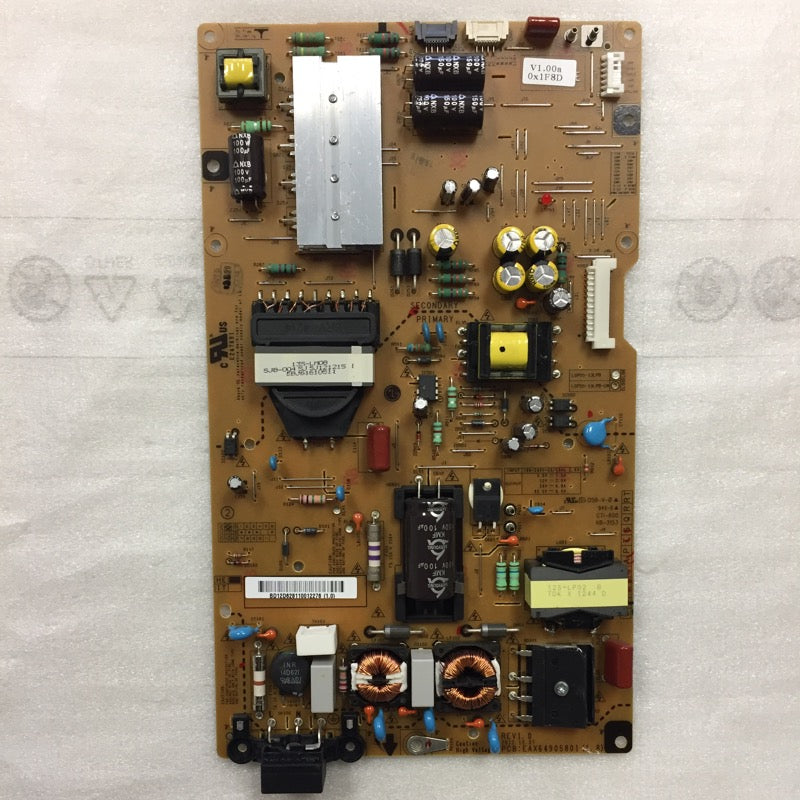 EAY62811001 POWER BOARD FOR AN LG TV(55LA6900-UD)