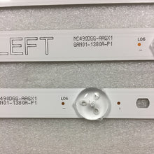 Load image into Gallery viewer, NC490DGG-AAGX1 BACKLIGHT STRIPS(8) FOR AN LG TV (49UK6090PUA AND MORE) USED
