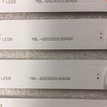 Load image into Gallery viewer, MBL-65030D018SN0R / MBL-65030D018SN0L BACKLIGHT STRIPS(20) FOR A SONY TV(XBR-65X950G) USED
