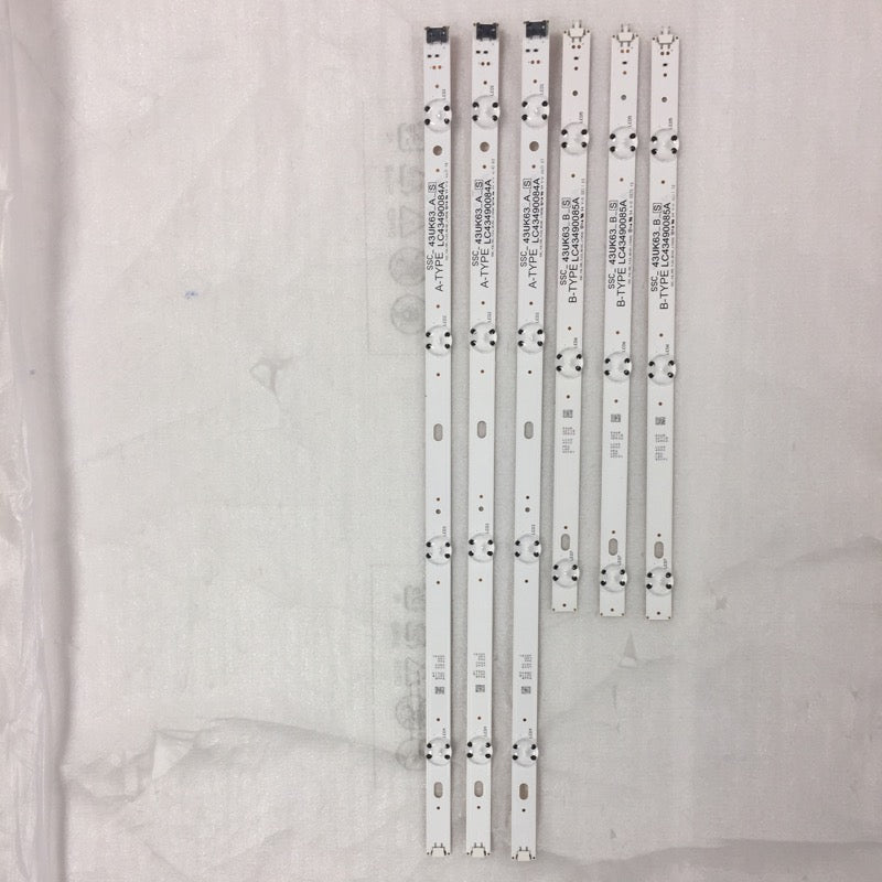 LC43490085A/B LED STRIPS FOR AN LG TV (43UK6300BUB)