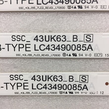 Load image into Gallery viewer, LC43490085A/B LED STRIPS FOR AN LG TV (43UK6300BUB)
