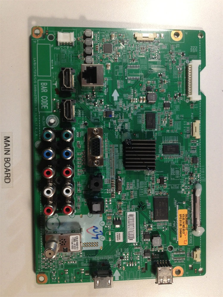 EBR61716408 Main Board of an LG TV